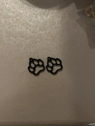 paw earrings