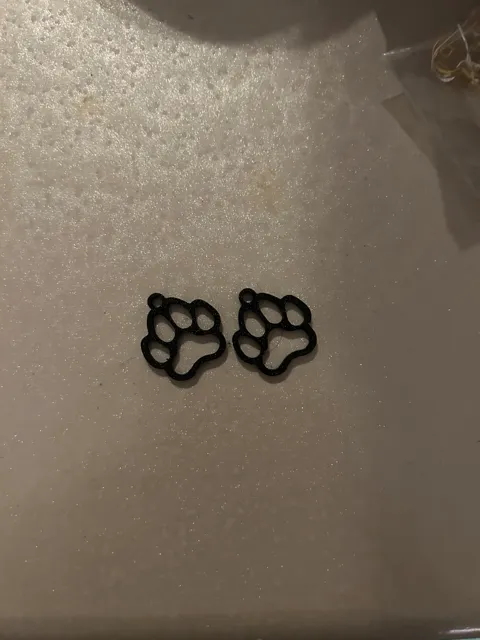 paw earrings