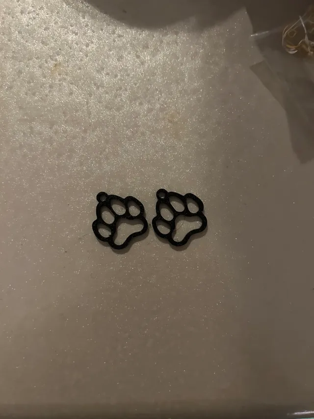 paw earrings