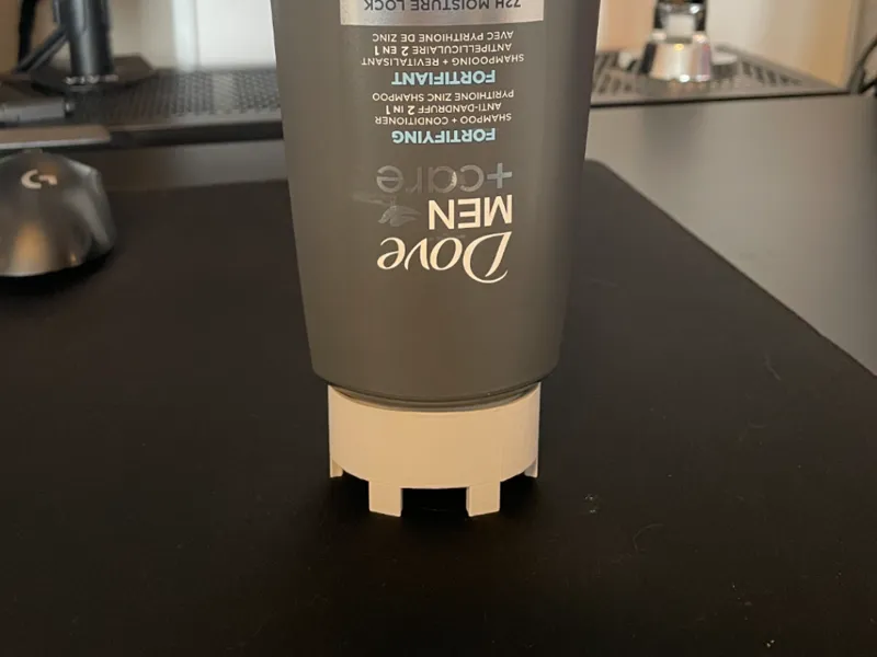 Dove for Men Shampoo Bottle Holder