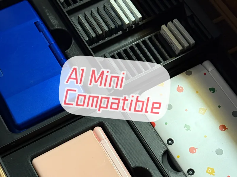 DS, 2DS & 3DS Gridfinity Bins - A1 Mini compatible