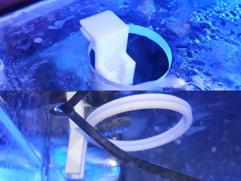 Fish Feeder Ring: Horizontal Clamp