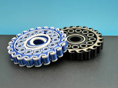 "Wave" Gyro Fidget Spinner Heavy Duty view 4