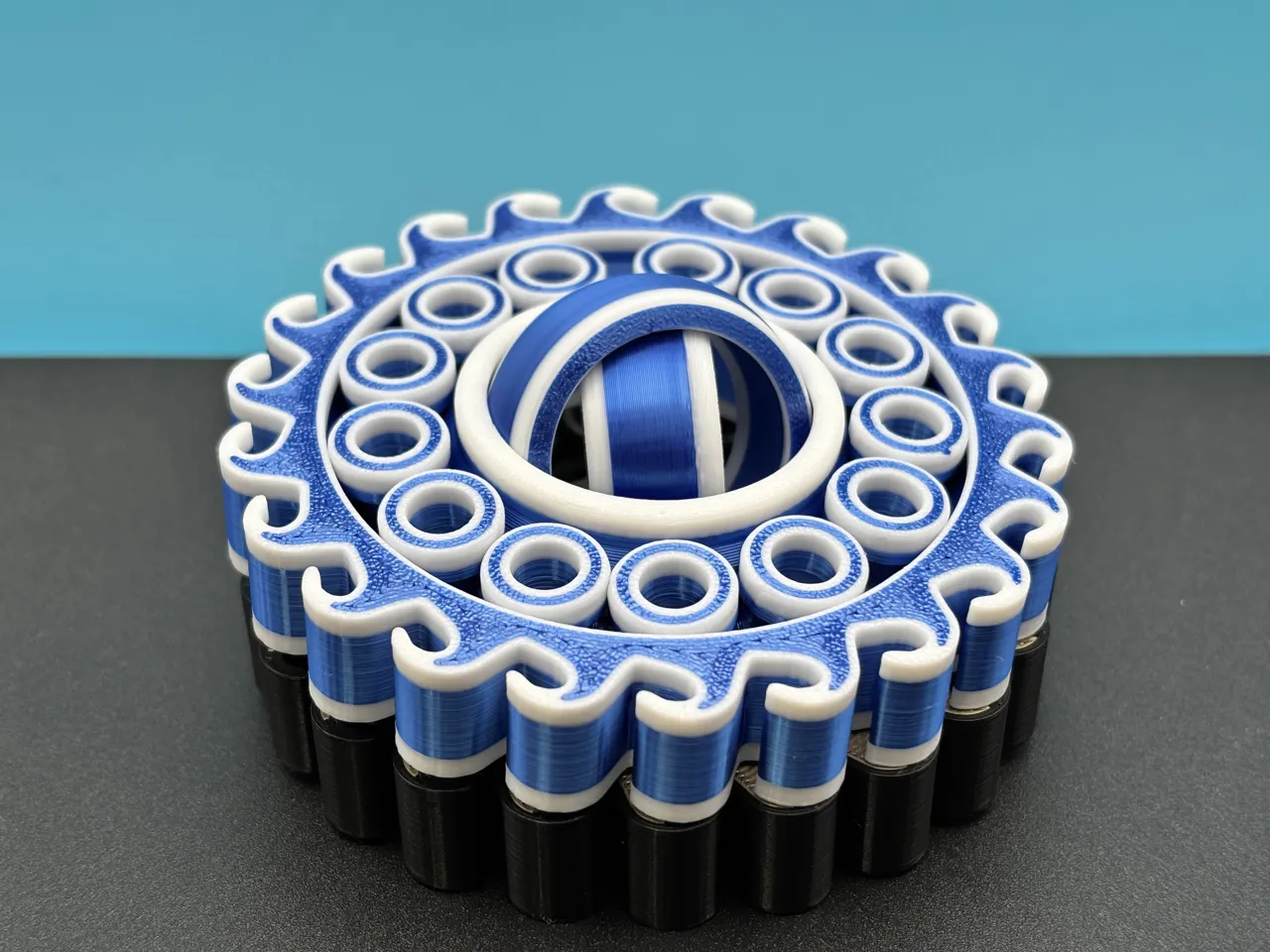 "Wave" Gyro Fidget Spinner Heavy Duty view 2