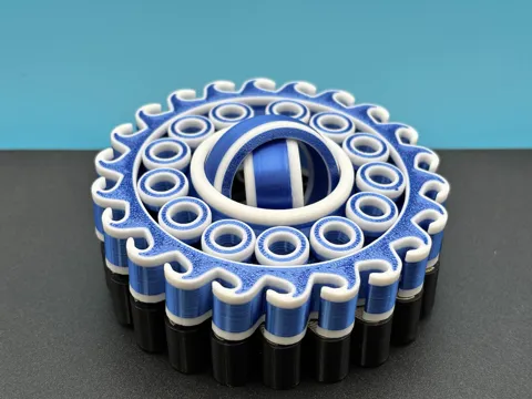 "Wave" Gyro Fidget Spinner Heavy Duty view 2