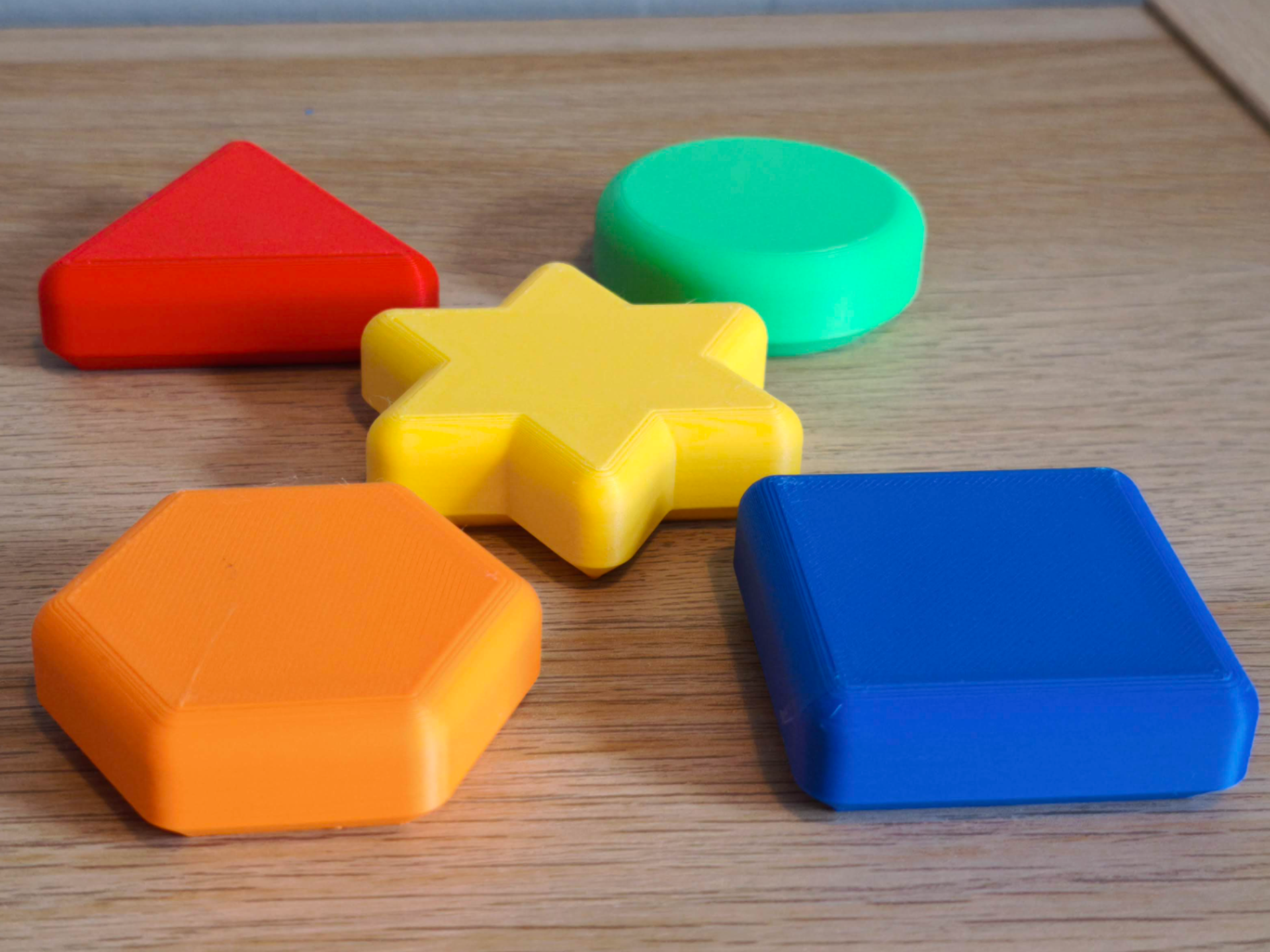 Simple Magnetic Shapes - Fridge Magnets