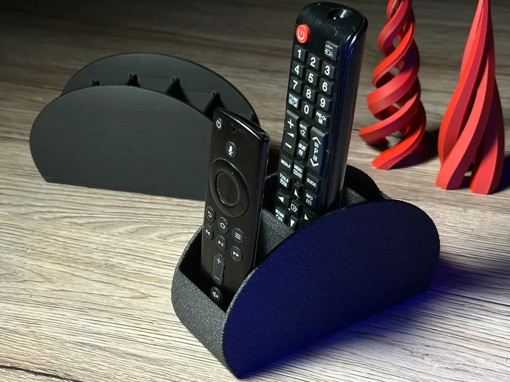 Desk Organizer / Remote TV Organizer Modern Tray - Free 3D Print Model ...