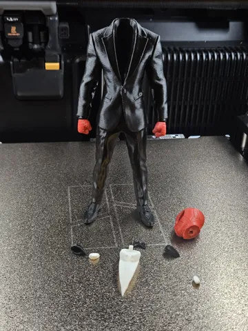Accesorio para impresora 3D: Spider-Man in Smoking NO AMS — vista de referencia 3