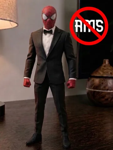 Accesorio para impresora 3D: Spider-Man in Smoking NO AMS — vista de referencia 2