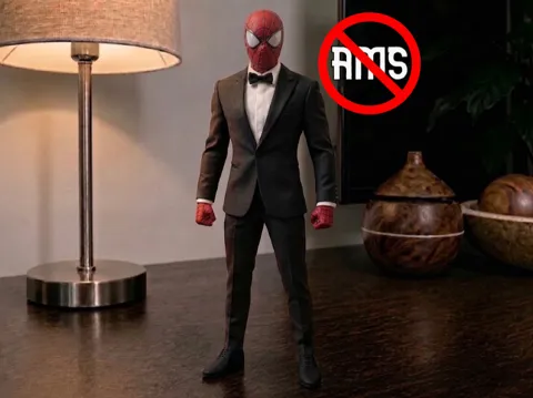 Accesorio para impresora 3D: Spider-Man in Smoking NO AMS — referencia de MakerWorld