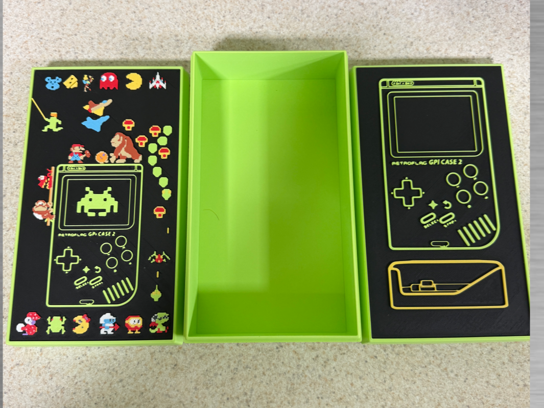 GPi 2 Lite -Handheld storage case w custom lid