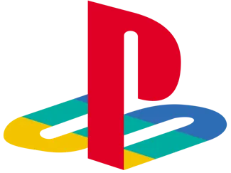 Retro PlayStation Logo Keychain (Multicolor AMS)