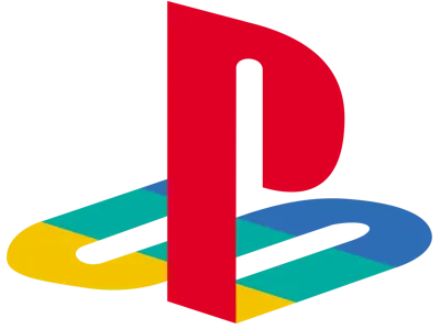 Retro PlayStation Logo Keychain (Multicolor AMS)
