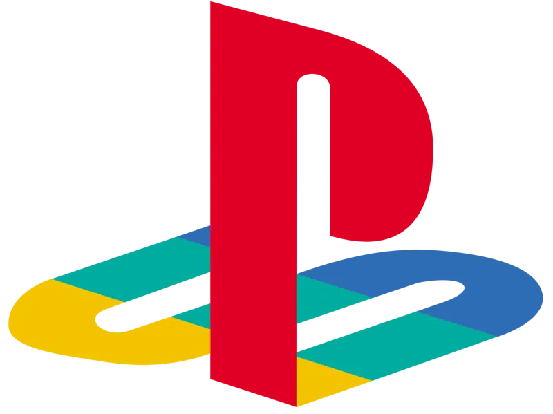 Retro PlayStation Logo Keychain (Multicolor AMS)