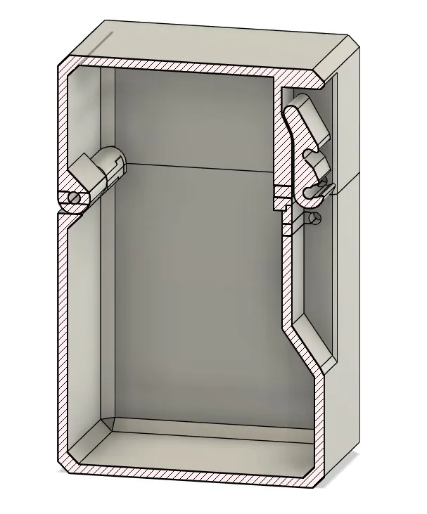 Box case hidden hinges M3x25 .STEP - Free 3D Print Model - MakerWorld