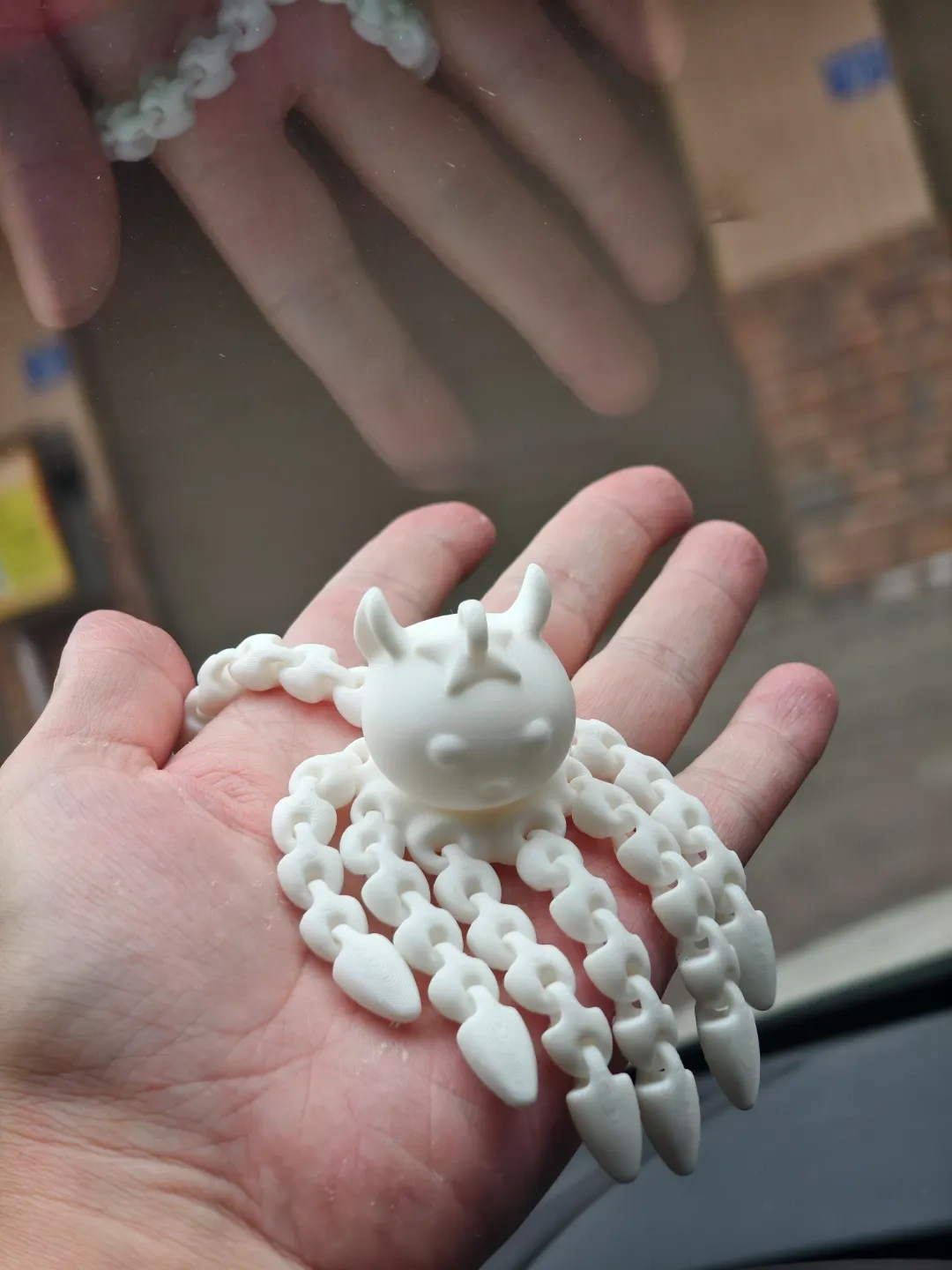 Miniatura 1 do modelo 3D 活动触手，小飞象章鱼，钥匙扣挂件，小玩具
