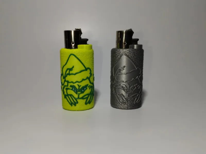 Clipper lighter case/sleeve GRINCH