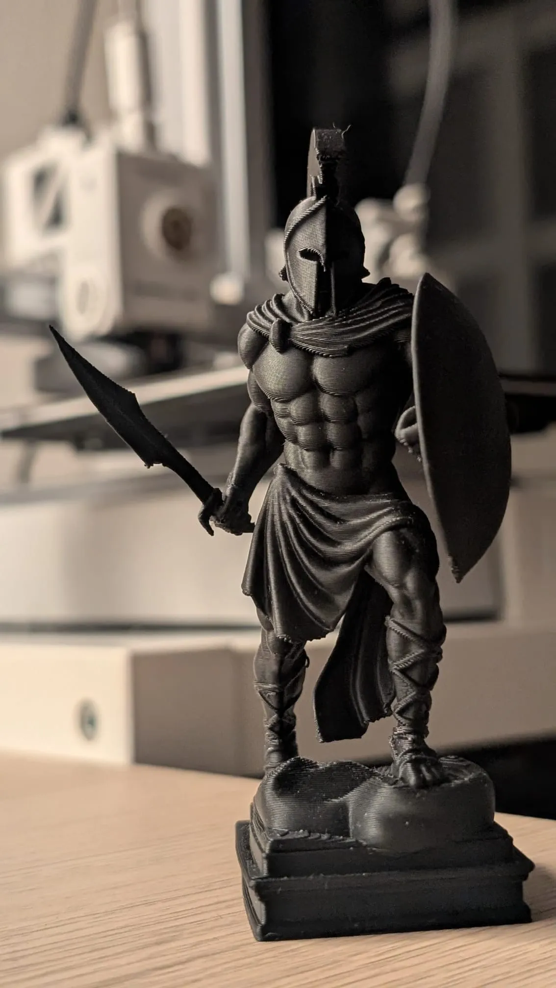 Spartan Warrior skulptur view 2