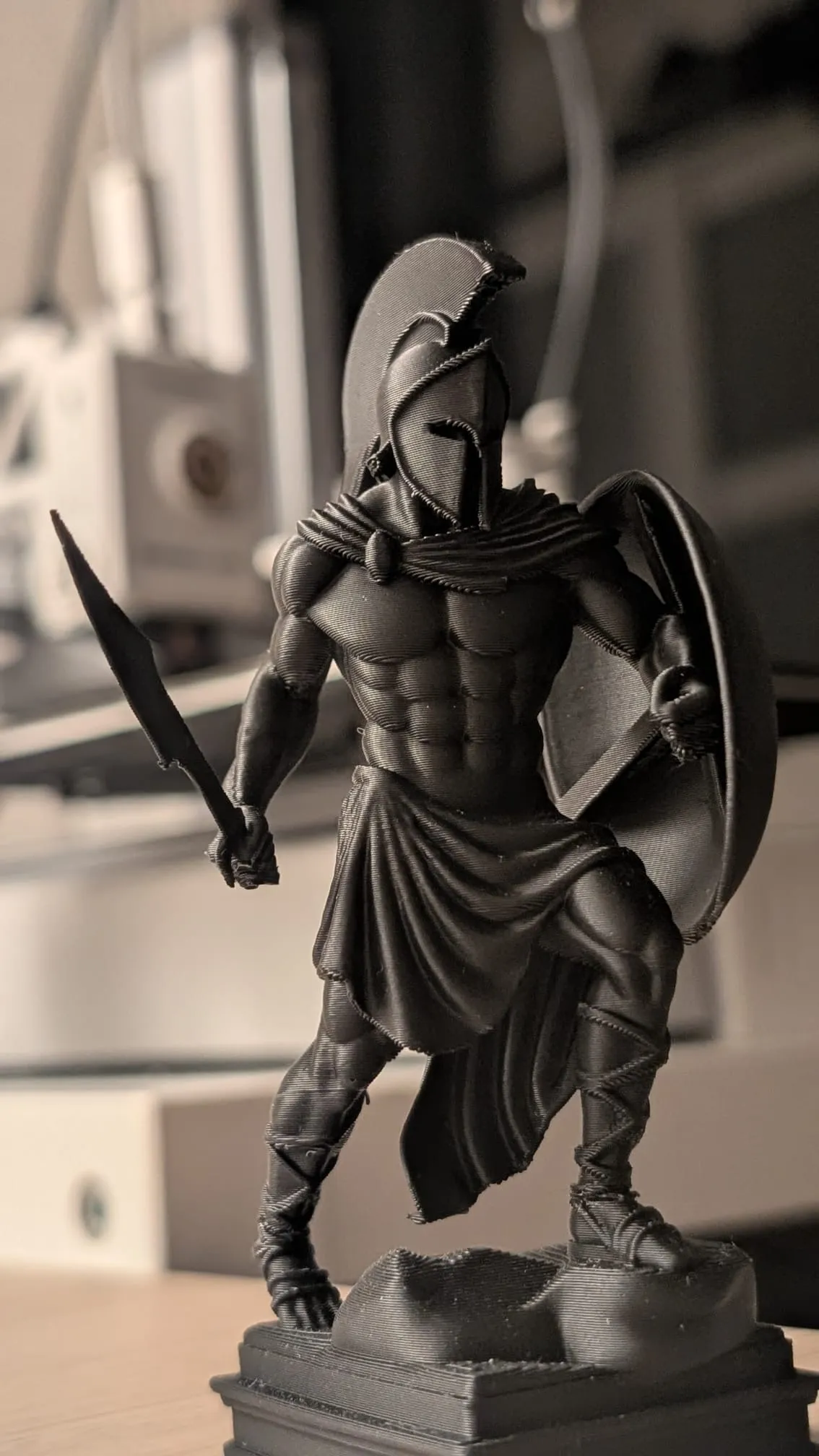 Spartan Warrior skulptur view 3