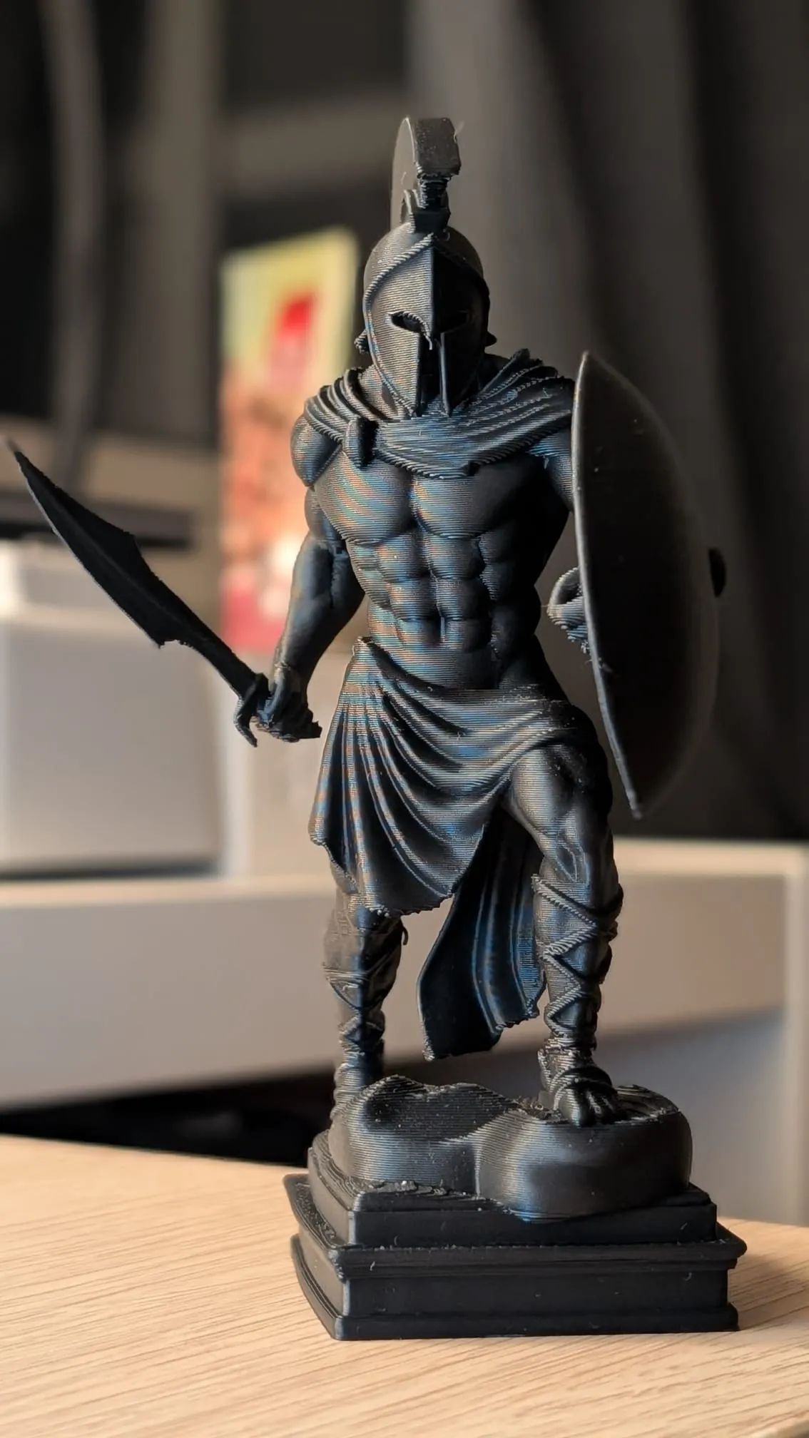 Spartan Warrior skulptur view 4