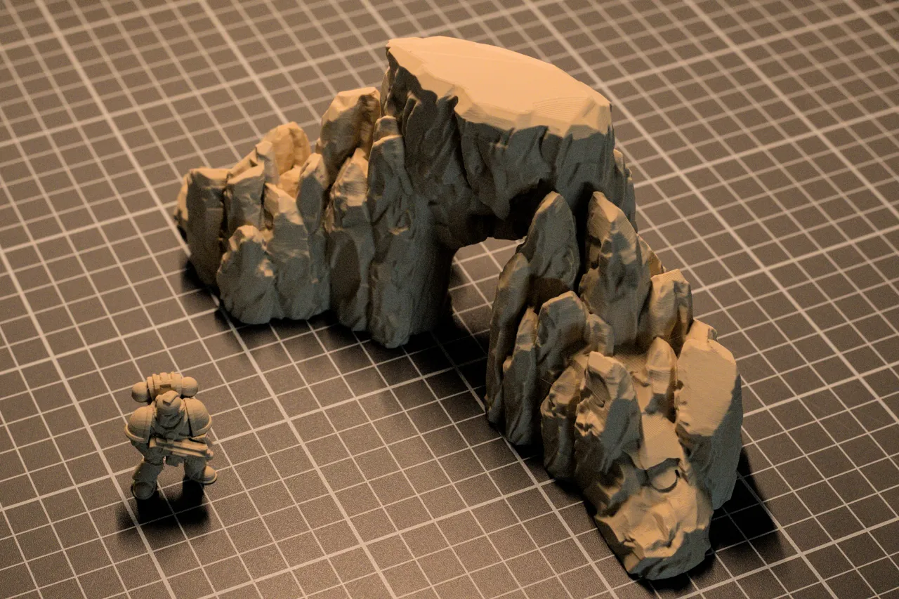 Miniature Terrain - Rock #8 view 2