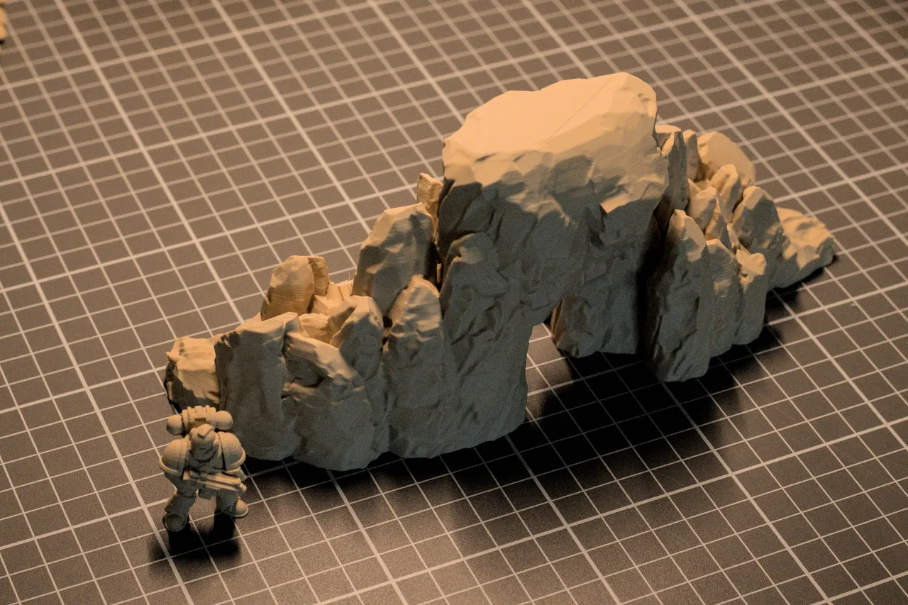 Miniature Terrain - Rock #8 view 3
