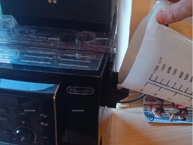 Kaffeemaschine Wassertankdeckel Seitenbefüllung