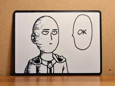 One-Punch Man: Saitama "OK"  - Wall Art & Sign