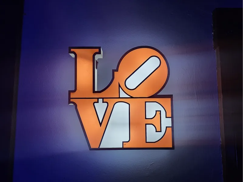 LOVE park light box