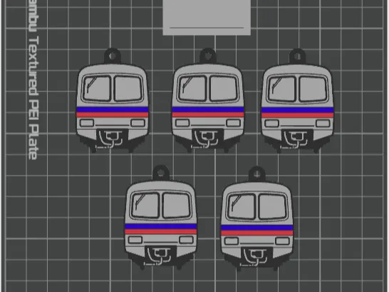 Chaveiro Trem CPTM Série 1100