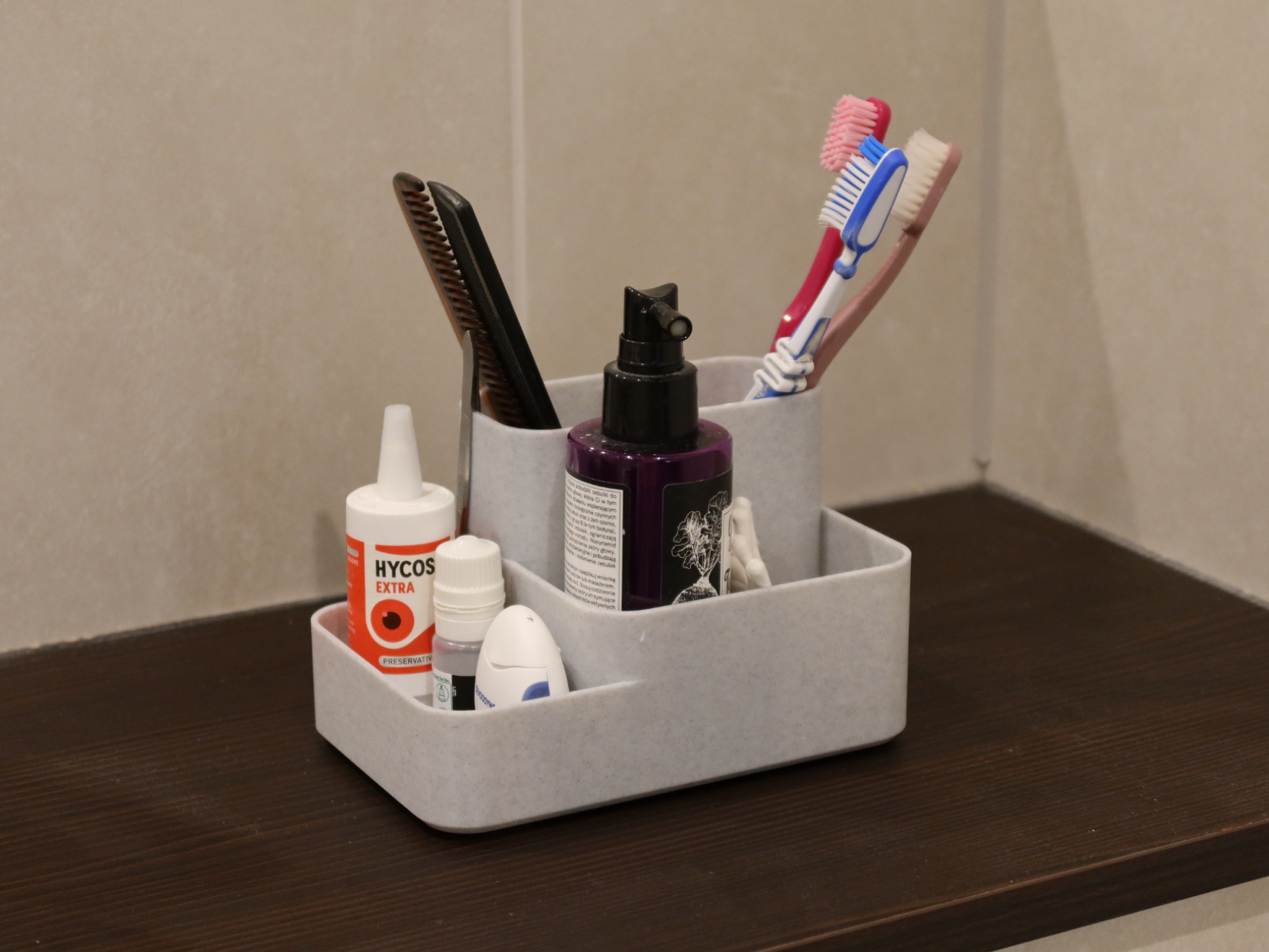 Bathroom Organiser, Vanity, Toothbrush Holder