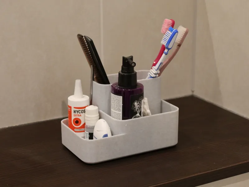 Bathroom Organiser, Vanity, Toothbrush Holder