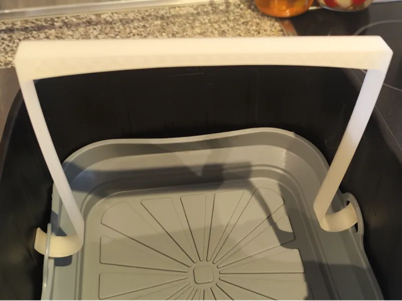 Extractor bandejas silicona airfryer
