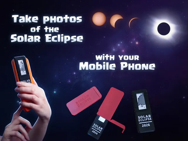 Solar Filter Film Holder for Mobile Phone