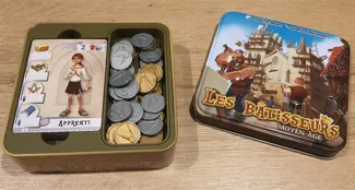 Insert boite de jeu "Les Bâtisseurs - Moyen-Age"