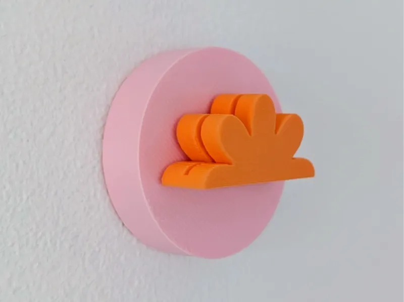 Wall card or photo holder