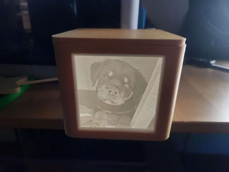 Box for Lithophane Photos