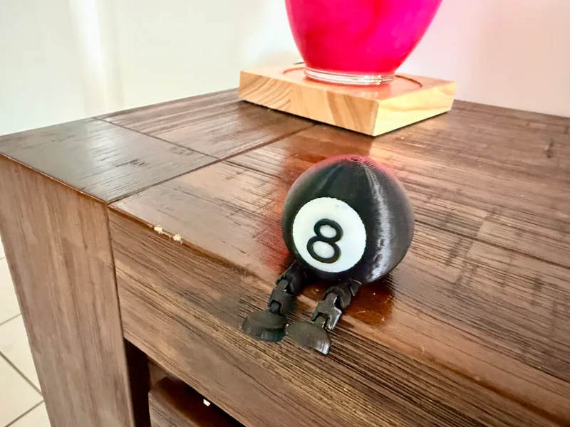 Articulated 8-Ball - Pool Balls with Legs! 