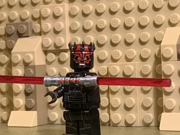 Modelo para impresión 3D: Darth Maul Lightsaber for Minifig — vista de referencia 3