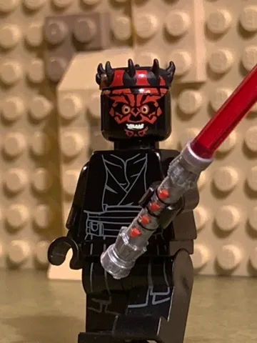 Modelo para impresión 3D: Darth Maul Lightsaber for Minifig — vista de referencia 2