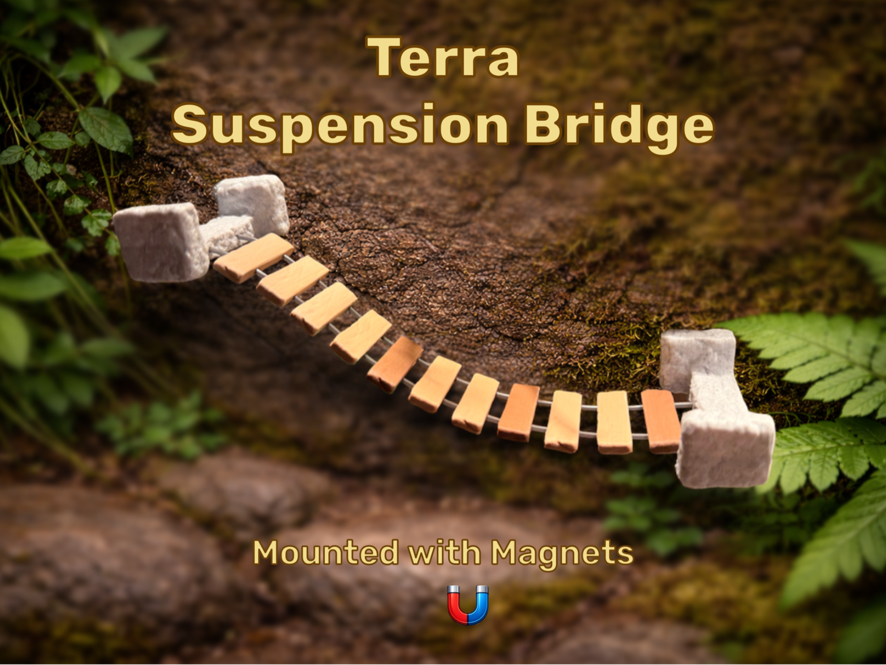 Terra Suspension Bridge – Mounted with Magnets 