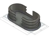 Embout ovale pour tube 80x40 mm — photo 2