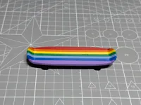 彩虹板0.14mm 层高, 3 层墙, 15% 填充
