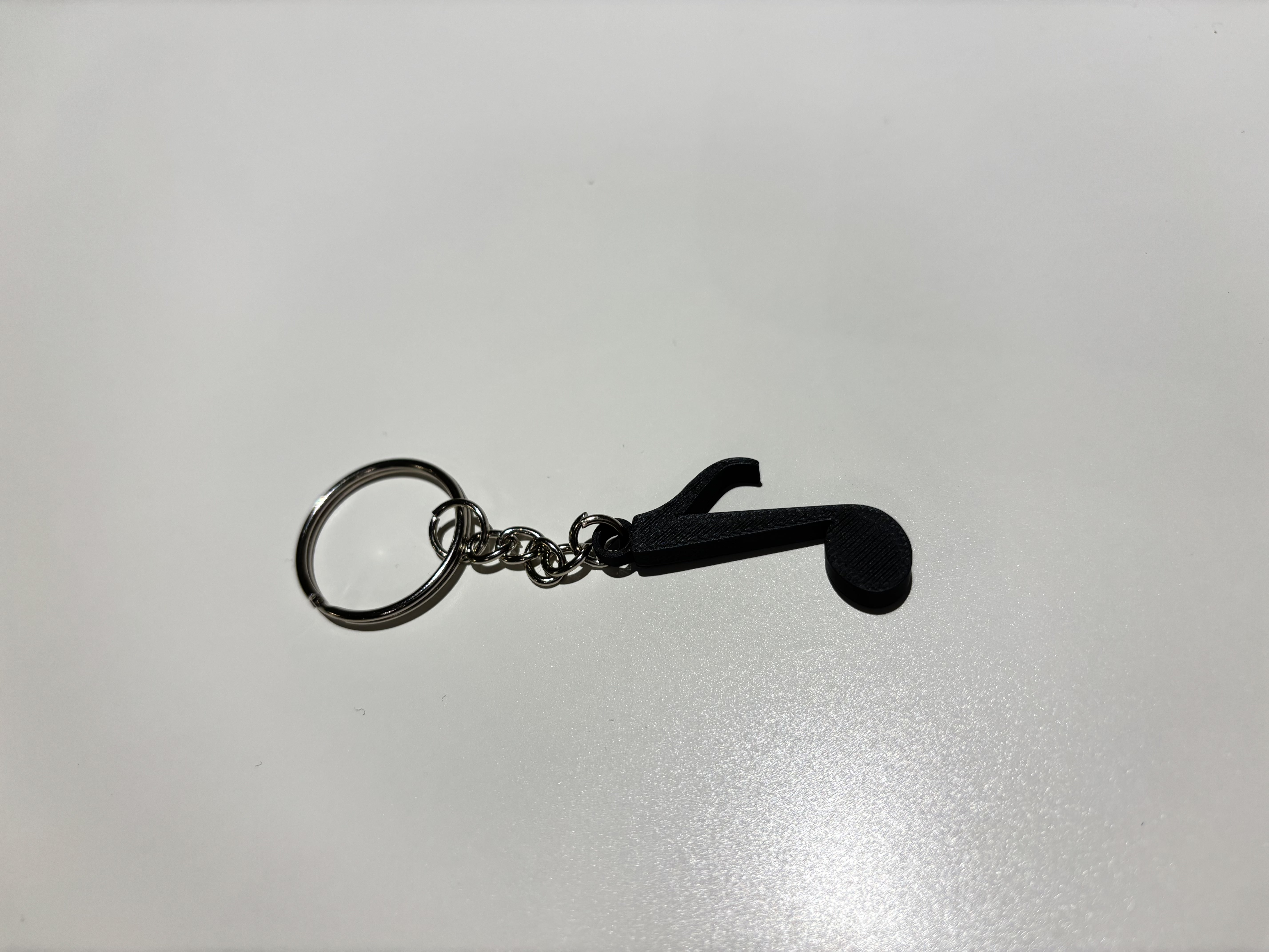Miniatura 3 do modelo 3D Small Music Note Keychains