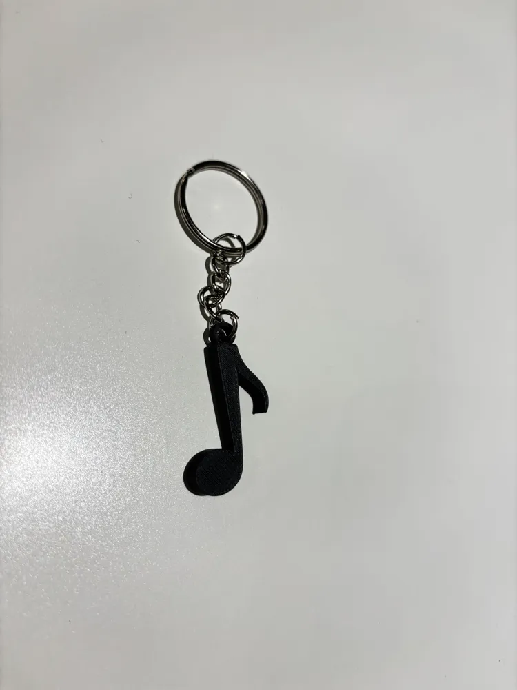 Small Music Note Keychains - Free 3D Print Model - MakerWorld
