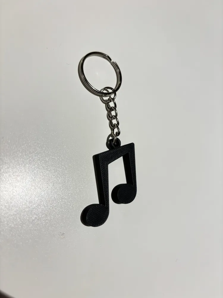 Small Music Note Keychains - Free 3D Print Model - MakerWorld