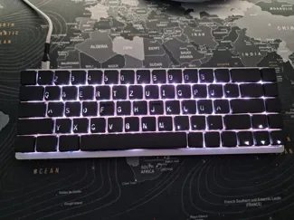 low profile Keycaps for 65% qwertz Keyboard 