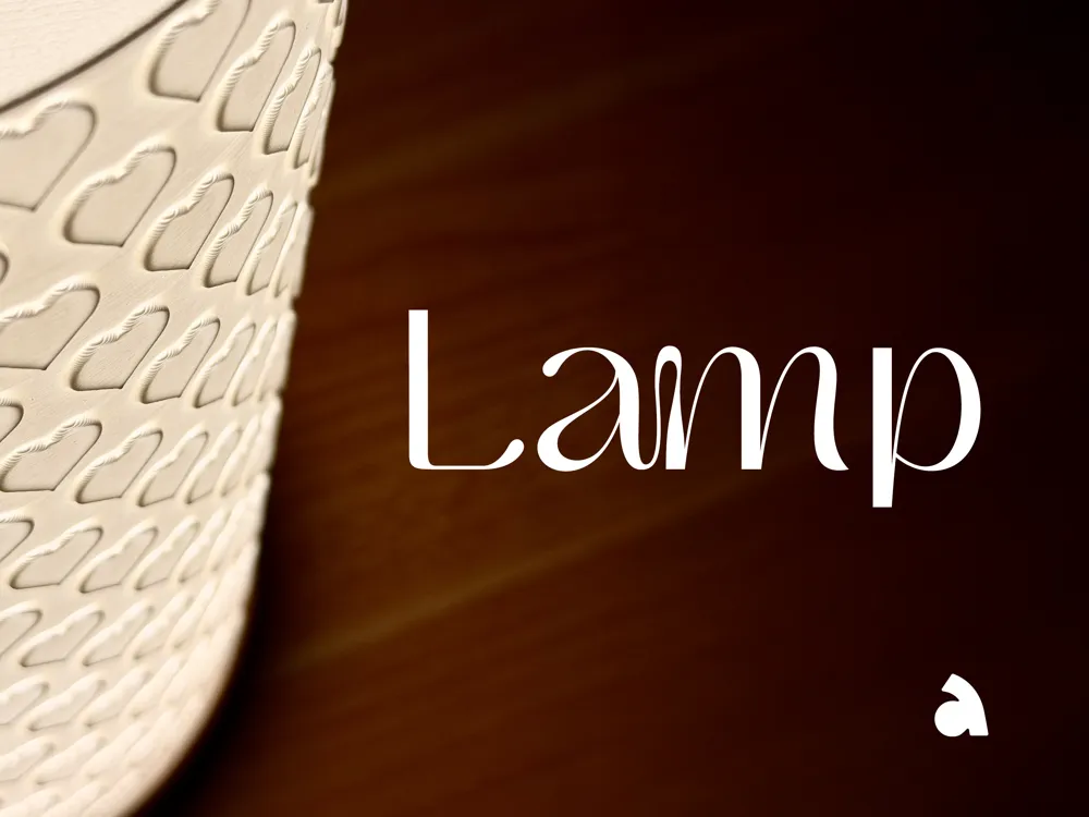 Heart Pattern Table Lamp - Free 3D Print Model - MakerWorld