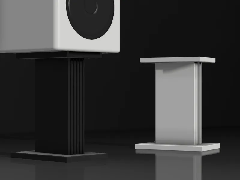 Slatted Speaker/Monitor Stands 