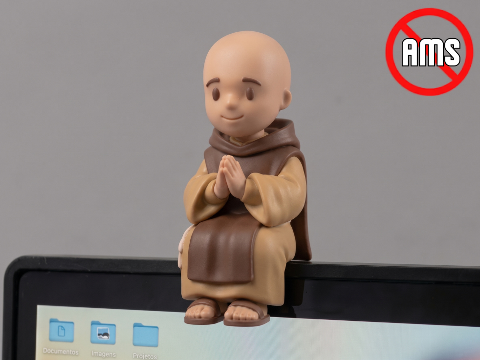 Mini Frei Gilson - Sitting on Monitor or Shelf - 1